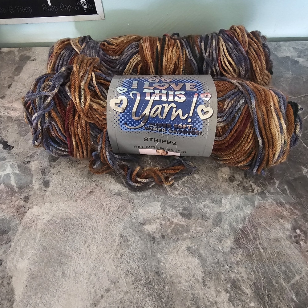 3/$25 2 I LOVE THIS YARN Stripes - Multicolor Yarn